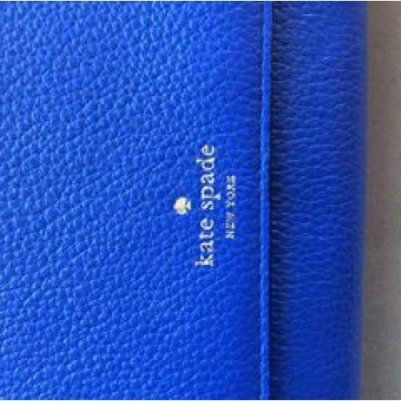 Kate Spade - island deep blue trifold purse - Picture 4 of 7